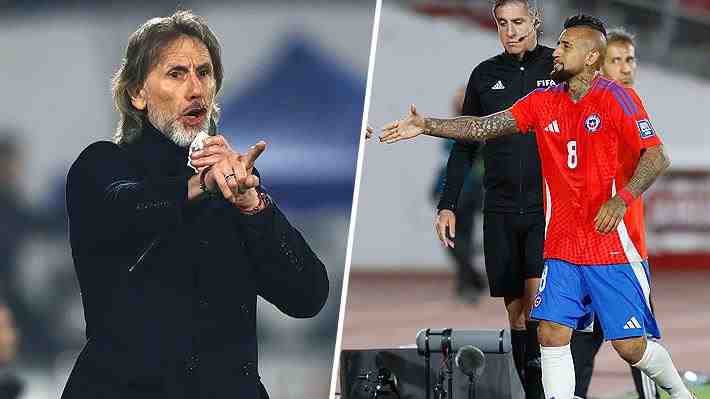 Gareca responde a las críticas que recibió por su trabajo en la "Roja" y dedica tremendos elogios a Vidal