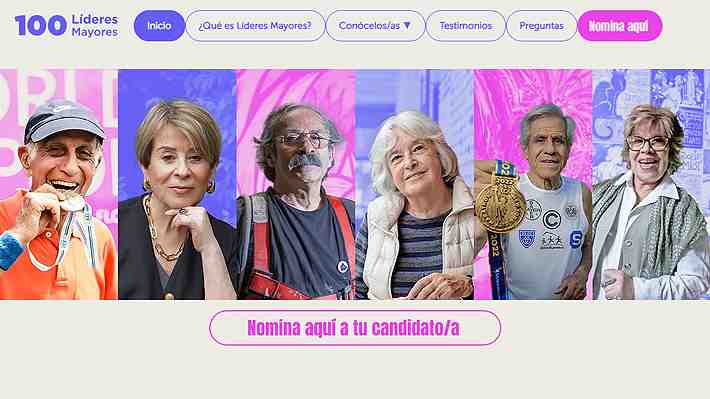Comienza período de postulación a &#34;100 Líderes Mayores&#34;: Quiénes pueden ser nominados