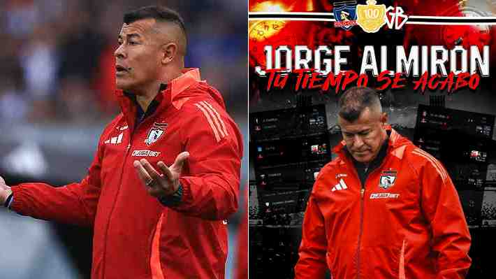 La continuidad de Jorge Almirón se vuelve a enredar en Colo Colo, mientras la tensión aumenta contra el DT: "Te vas o ..."