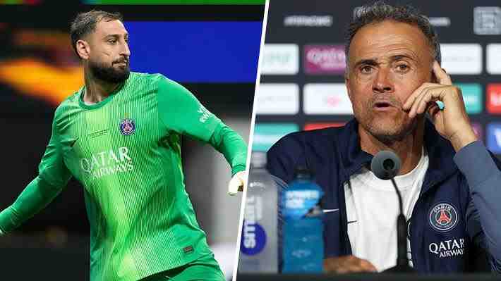 Terremoto en el PSG: Donnarumma dispara contra Luis Enrique tras ser "borrado" y el DT explica por qué ya no quiere al portero