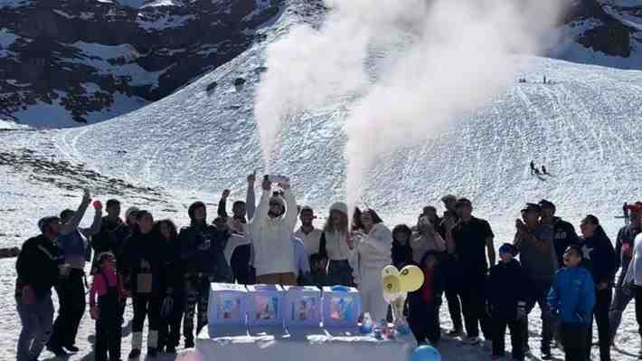 Video: Viralizan polémica fiesta de revelación de género en área protegida del Cajón del Maipo