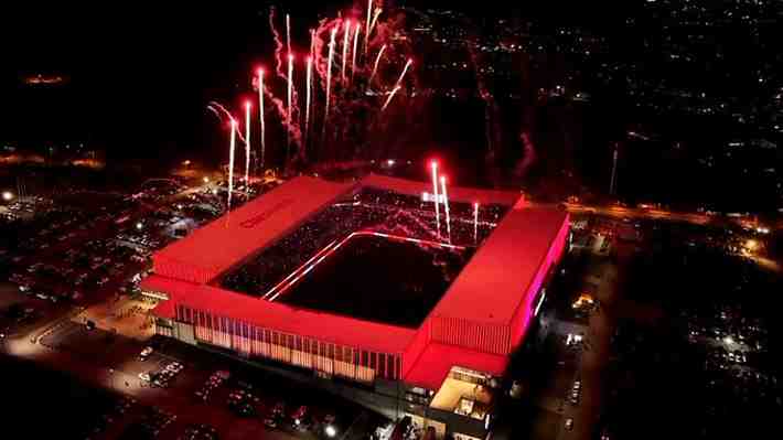 Mira las imágenes de la inauguración del Claro Arena de la Universidad Católica