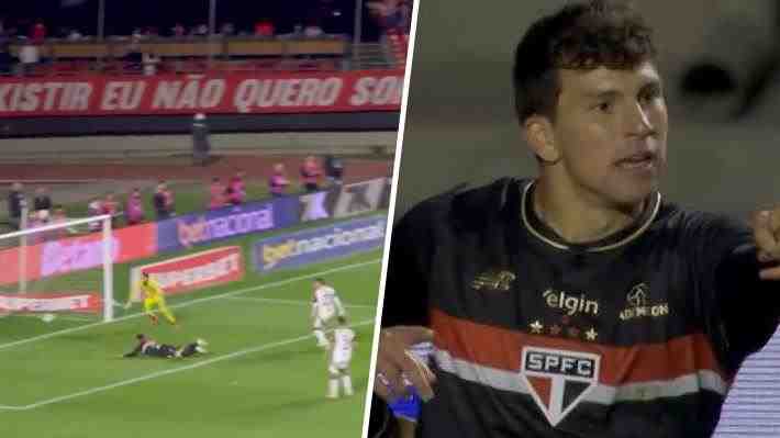Con una espectacular "palomita": Mira el nuevo gol de Gonzalo Tapia para Sao Paulo en el fútbol brasileño