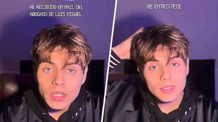 Cantante chileno revela que abogado de Luis Miguel le escribió para exigirle que aclare rumores de paternidad: "Preocupado"