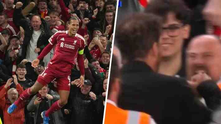 Mira el gol que le dio agónica victoria al Liverpool ante el Atlético por la Champions y el furioso enfrentamiento de Simeone con hinchas rivales