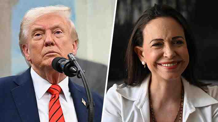 Trump agradece que Machado le dedicara el Premio Nobel de la Paz: "Fue muy amable"