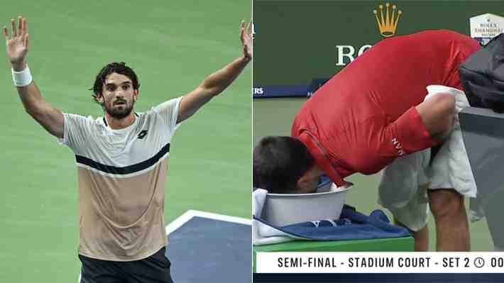 Valentin Vacherot hace historia: Ahora vence a Djokovic y jugará la final de Shanghai... Mira el match point y el singular festejo