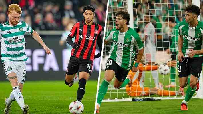 El  Midtjylland con Osorio en cancha ganó y es líder en la Europa League, mientras que el Betis de Pellegrini le sacó el invicto al Lyon
