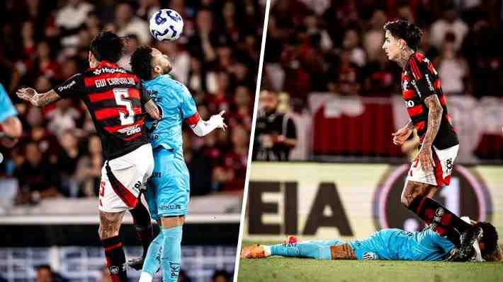 El video que muestra cómo Erick Pulgar "borró" a Neymar y el burlesco mensaje del Flamengo por una imagen del chileno