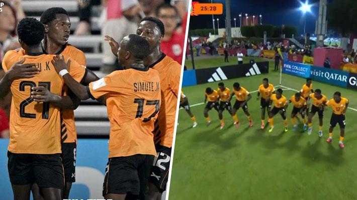 Video: El gol olímpico que Zambia le marcó a Brasil en el Mundial Sub 17 y su notable y viralizado festejo