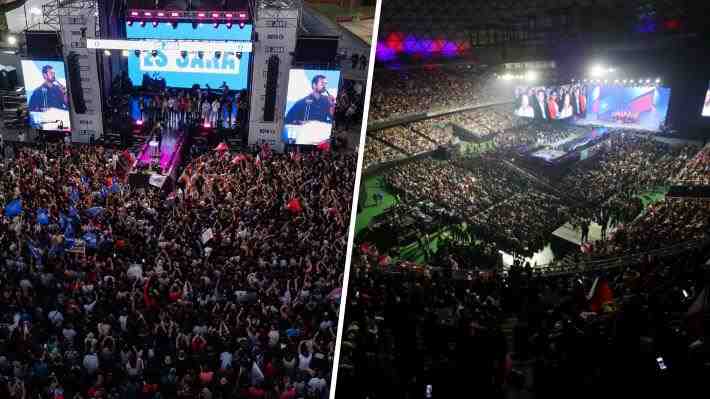Masivo cierre de campaña de Jara queda marcado por cánticos del público contra carabineros: "El que no salta es paco"