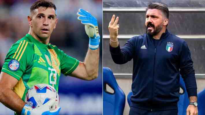 La tajante respuesta del "Dibu" Martínez tras las críticas de Gattuso a Conmebol, mientras Italia gana sobre la hora y queda condenada al repechaje
