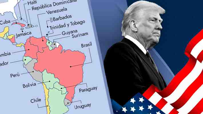 El mapa de las relaciones de EE.UU. en América: Sus más cercanos y los antagonistas