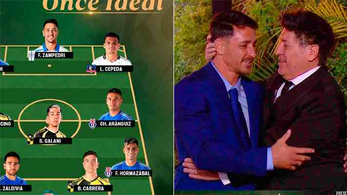 El once ideal, mejor jugador, premio leyenda... Revisa todos los ganadores de la "Gala Crack" del fútbol chileno