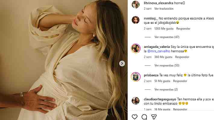 Fotos | Alexandra Litvinova, pareja de Alexis Sánchez, revela las primeras imágenes de su guagua: "Padres"