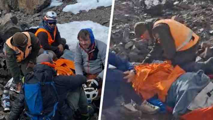 "Estaba consciente" y "en una especie de risco": Los detalles del rescate de joven en Farellones