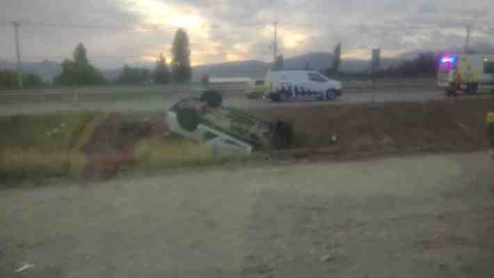 Colisión en Ruta 5 Sur deja dos fallecidos: Víctimas serían funcionario de la FACh y su hija