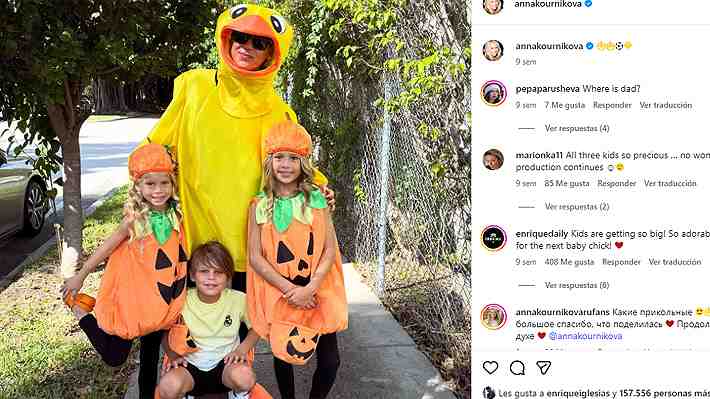 Foto | Se confirmaron los rumores: Enrique Iglesias y Anna Kournikova dieron la bienvenida a su cuarto hijo