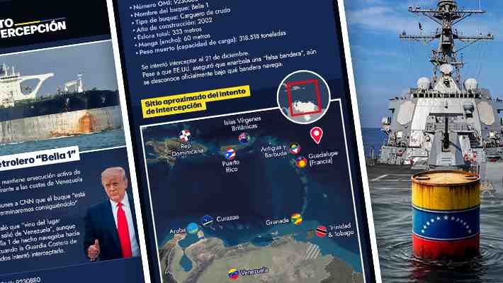 Petroleros incautados por EE.UU. frente a Venezuela: Cómo son y dónde fueron interceptados