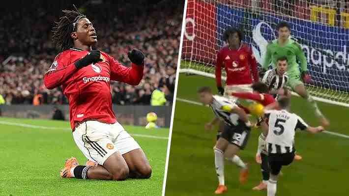 Mira el gol de Patrick Dorgu con que el Manchester United venció al Newcastle y la polémica jugada que protagonizó Lisandro Martínez
