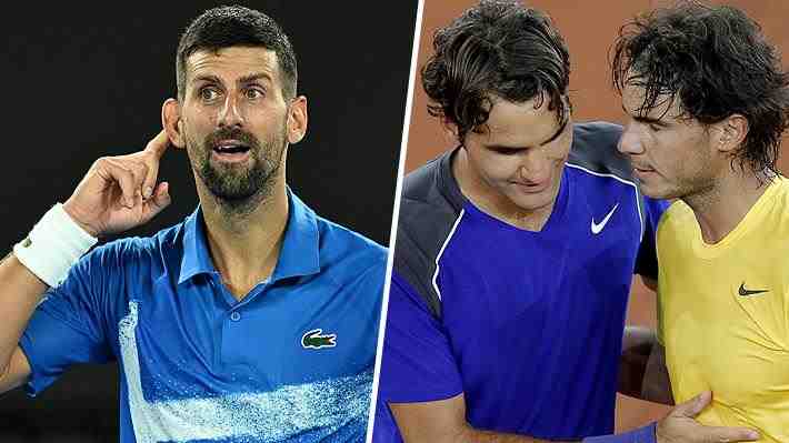 "Cambiaron su actitud": Djokovic vuelve a disparar por su distancia con Federer y Nadal