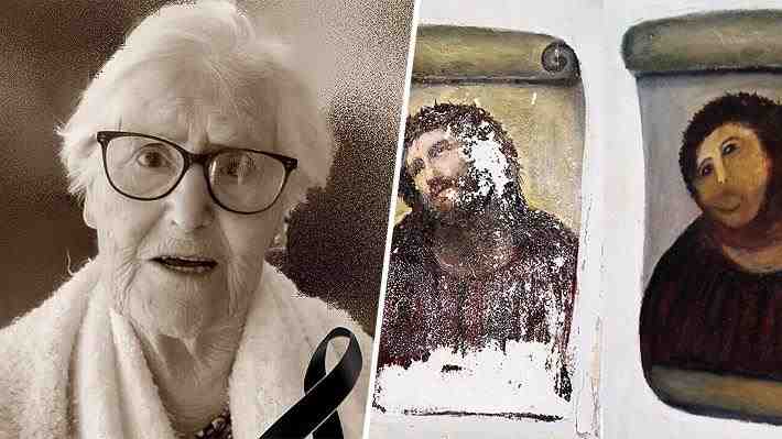 Muere Cecilia Giménez, la mujer española que saltó a la fama en 2012 por su fallida restauración del "Ecce Homo"