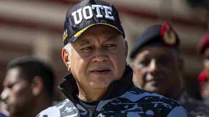 Diosdado Cabello llama a venezolanos a la calma y dice que EE.UU. logró su objetivo "parcialmente"