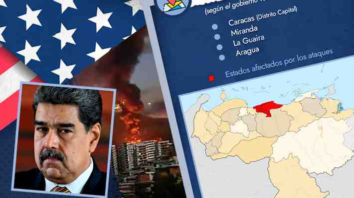 Cuatro estados involucrados: Dónde se habrían registrado los ataques de EE.UU. en Venezuela