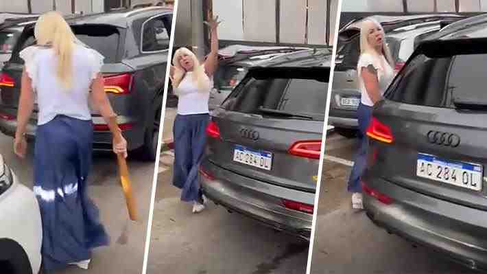 Video | Automovilista argentina furiosa tras ser increpada por una maniobra en Punta del Este: Se bajó con un bate de béisbol