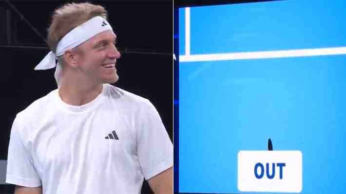 Todos se rieron, incluido su rival: Español Davidovich pide el ojo de halcón "más surrealista que se recuerda"