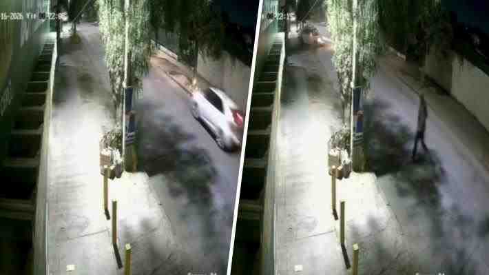 Video: El momento en que suboficial (R) de la FACh dispara y mata a dos sujetos que le robaron su auto en Maipú