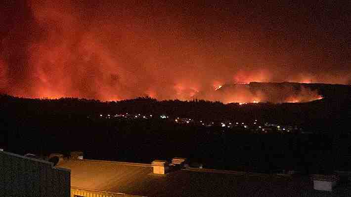 Incendios forestales avanzan en el sur del país: Decretan alerta roja en Concepción y en sectores del Ñuble y la Araucanía