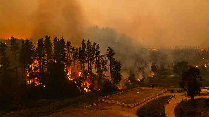 Gobierno confirma que fallecidos aumentan a 19 por emergencia en el sur: Hay 23 incendios en combate y más de 1.500 damnificados