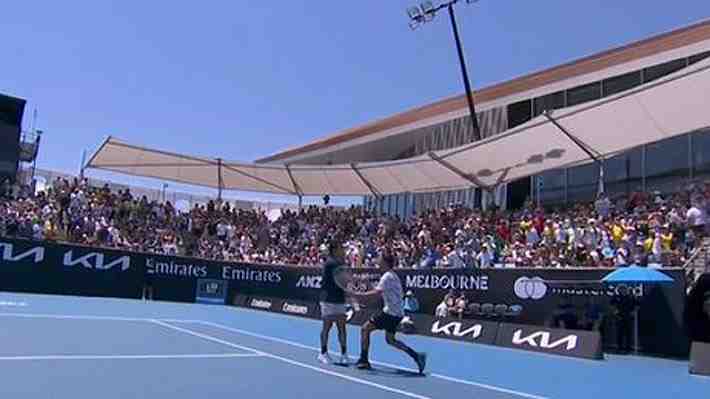 La llamativa escena que protagonizó Luciano Darderi, 25° del mundo, tras vencer a Garin en el Abierto de Australia