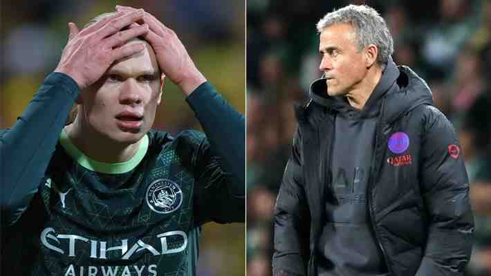 "Es vergonzoso", "el fútbol es una mi...": Haaland y Luis Enrique estallan con fuertes reflexiones tras insólitas derrotas del City y PSG en Champions