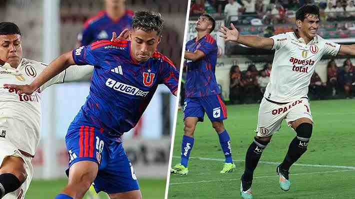 Universidad de Chile sufre dura derrota ante Universitario de Perú en el debut de "Paqui" Meneghini y sus nuevos refuerzos
