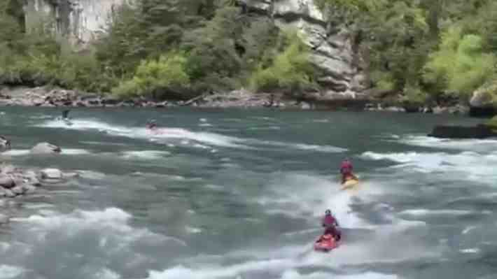 Ciudadanos rusos que fueron captados con motos de agua en el río Futaleufú serán expulsados de Chile
