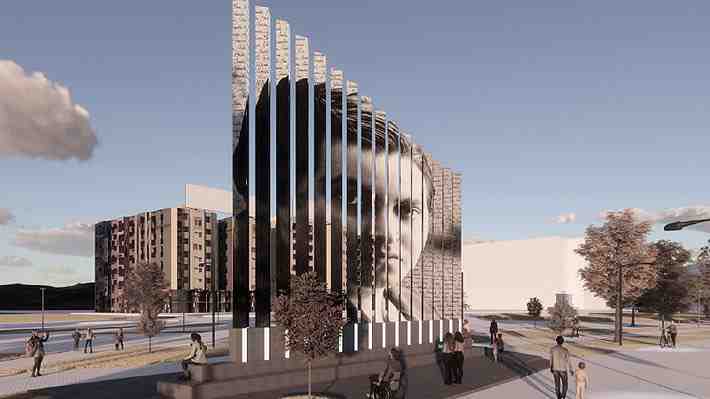 Monumento de Gabriela Mistral alcanza el 70% de avance y espera ser entregado la primera quincena de febrero