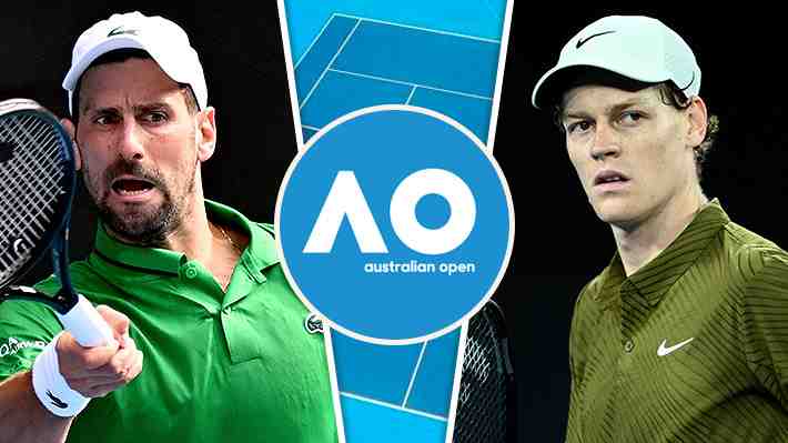 ¡En vivo! Novak Djokovic y Jannik Sinner se enfrentan en la semifinal del Abierto de Australia