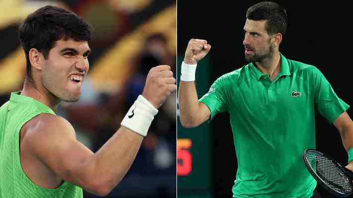 Los increíbles récords que persiguen Alcaraz y Djokovic de cara a la gran final del Abierto de Australia y a qué hora es este domingo