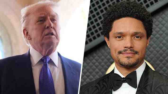 Trump critica los premios Grammy y amenaza con demandar a su presentador por decir que estuvo en la isla de Epstein