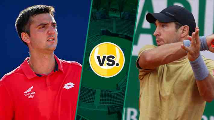 ¡En vivo! Tomás Barrios enfrenta a Dusan Lajovic en el primer single de la Copa Davis