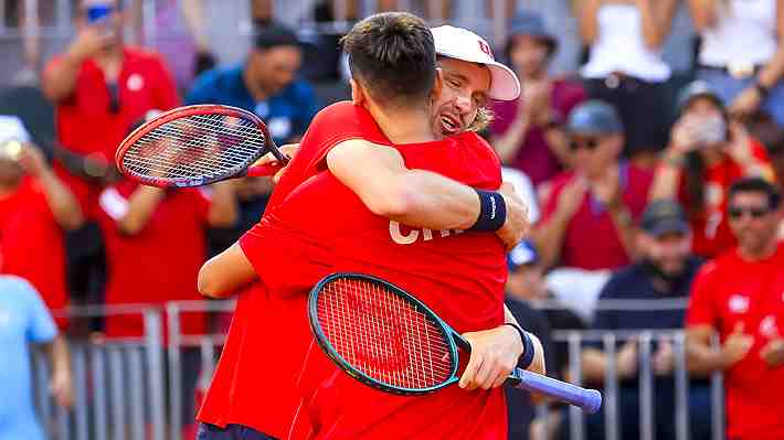 Jarry y Barrios ganan con comodidad el dobles ante Serbia y Chile avanza para chocar con España en Copa Davis