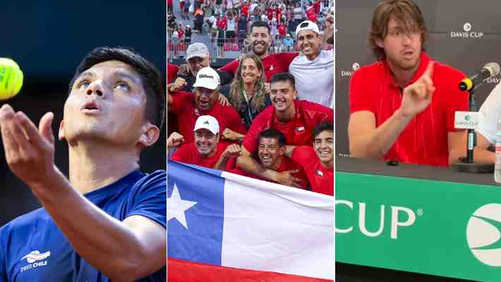 Las lágrimas de Matías Soto, un aplaudido "homenaje" y el curioso momento de Jarry en conferencia... Lo que no se vio del cierre de Chile en la Davis