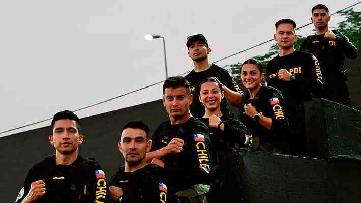 Rescates, escaladas y disparos: Equipo policial chileno participa en campeonato mundial estilo SWAT