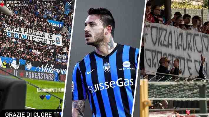 Las muestras de apoyo del fútbol italiano ante el complejo momento que vive Mauricio Pinilla