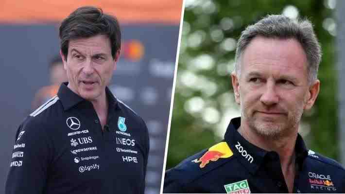 "Un auténtico imbecil": Las palabras de Toto Wolff a Christian Horner tras irse de Red Bull y los detalles de sus últimos meses en la escudería