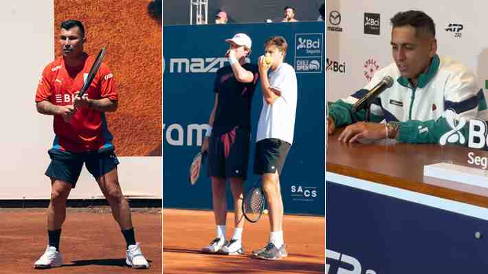El "tenista" Gary Medel, la locura por la dupla Jarry y los gestos de Tabilo y Barrios con Garin: Lo que no se vio del "súper martes" del Chile Open