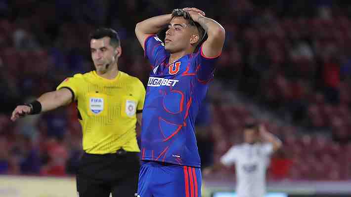 La mala noticia que le entregó Lucas Assadi a la U a solo días del Superclásico con Colo Colo