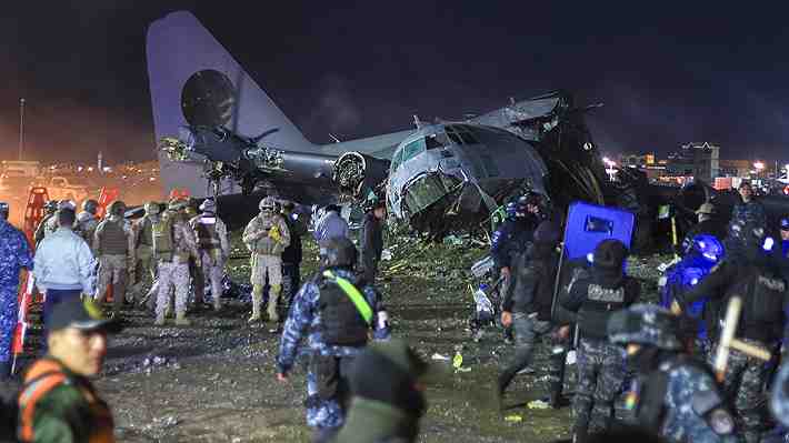 Tragedia en Bolivia: Al menos 15 muertos en accidente de un avión militar de carga